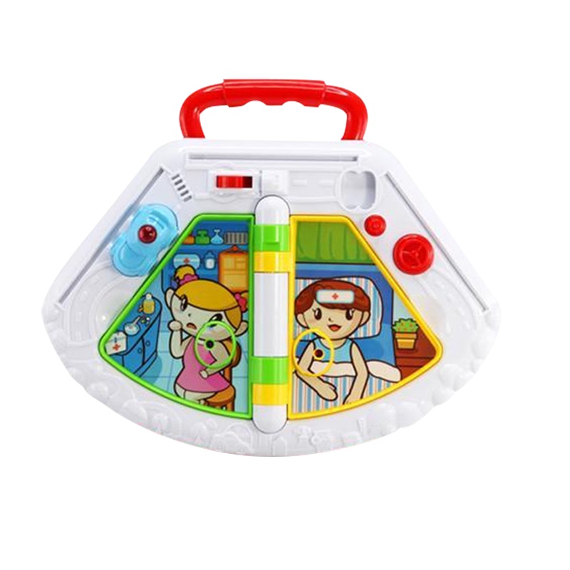 auby澳贝正品职业体验镇463457奥贝宝宝多功能早教益智儿童玩具台男孩女孩玩具