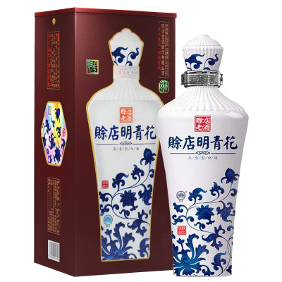 赊店 明青花 46度 浓香型白酒 500ml 单瓶装