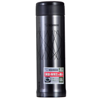象印(ZO JIRUSHI)进口不锈钢真空保温保冷杯男女茶水杯子500ml SM-AFE50-BF灰黑色