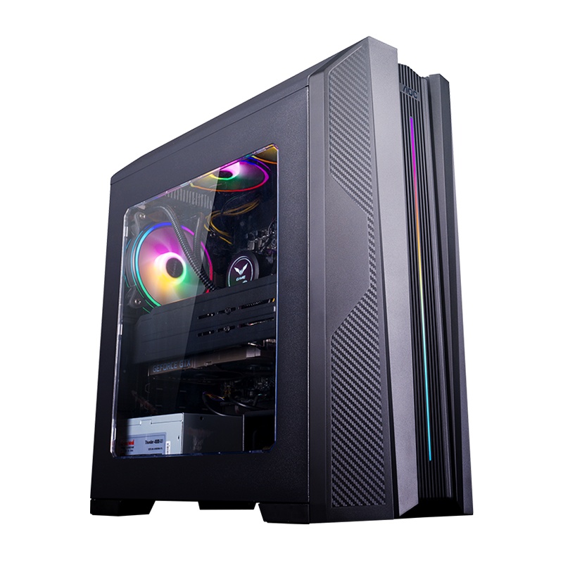 AOC 917电竞游戏设计台式机品牌电脑主机 (十代i5 10400F 8G 256G GTX1650 4G独显)