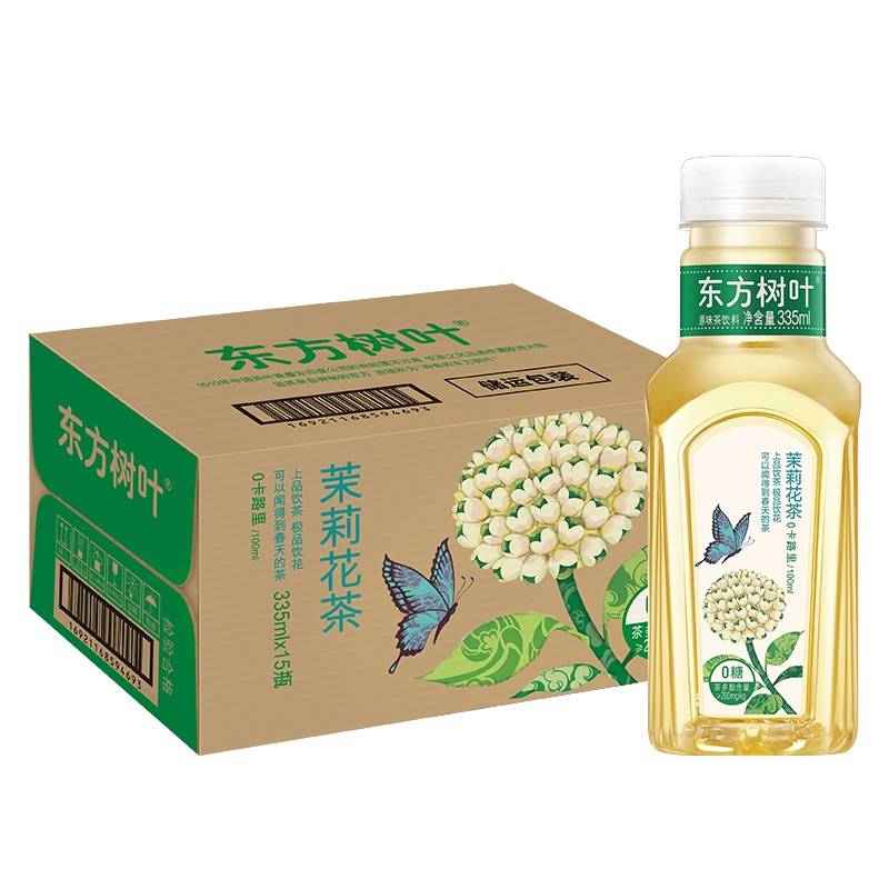 农夫山泉东方树叶茉莉花茶335ml*15瓶整箱