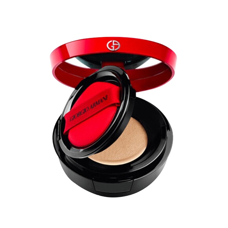 阿玛尼 轻垫精华粉底液 2 SPF45 15g 漆光红气垫2