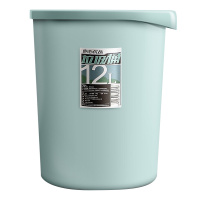家杰优品 塑料垃圾桶 圆形纸篓 12L 大号