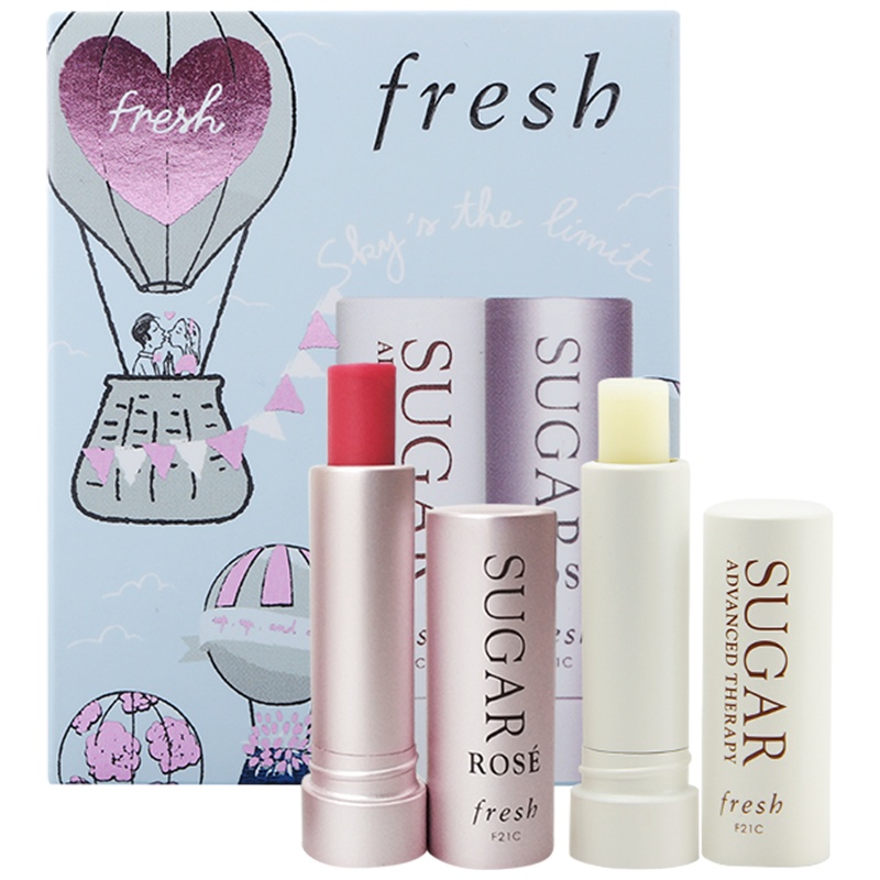 馥蕾诗澄糖丰盈致润护唇膏2.2g+馥蕾诗澄糖滋润护唇膏（玫瑰粉红）2.2g 赠：馥蕾诗手机挂绳