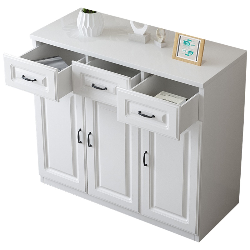 意式极简轻奢风玄关柜入户门厅柜现代简约客厅储物柜不锈钢餐边柜