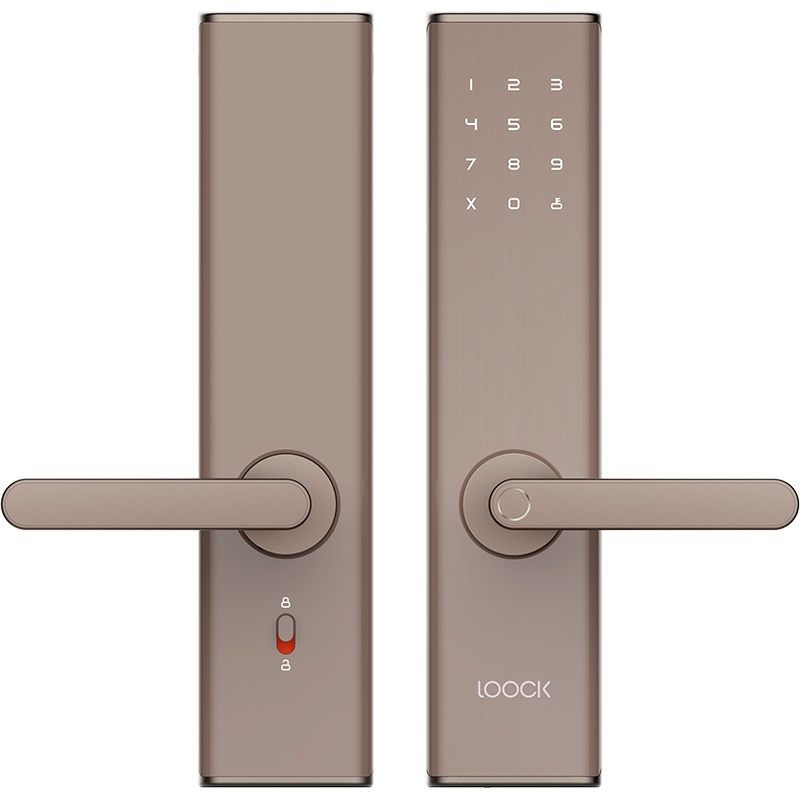 鹿客(LOOCK)Q2指纹锁智能锁家用防盗门锁智能门锁电子锁密码锁全自动指纹锁岩砂金