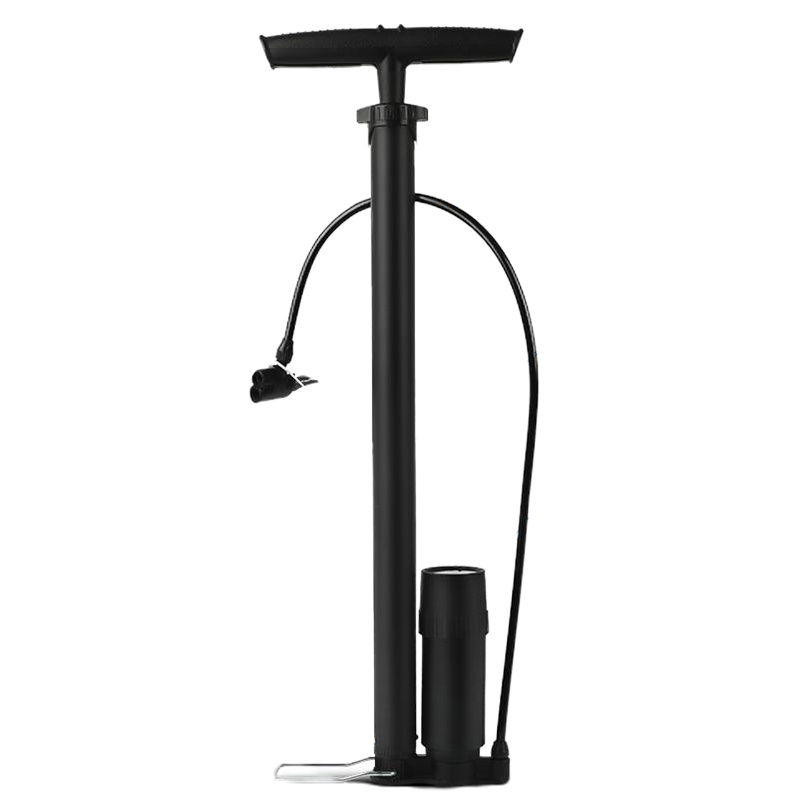 军根打气筒自行车高压迷你便携家用篮球山地车电动电瓶车汽车空气泵高度67mm