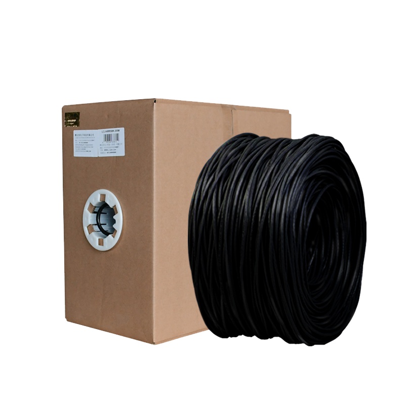 酷比客(L-CUBIC) LCLN6RRS 六类cat6屏蔽千兆网线无氧铜宽带路由器电脑网络连接工程布线整箱305米