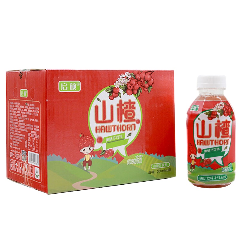 启硕山楂汁1*6*350ml美味不可挡