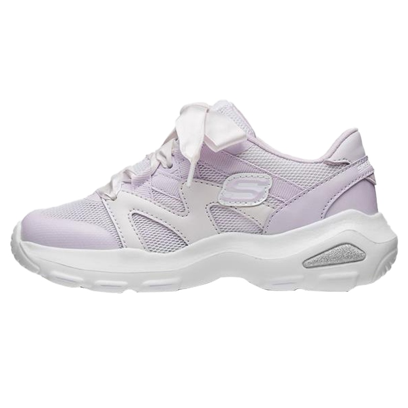 Skechers斯凯奇女童熊猫鞋老爹鞋绑带休闲运动鞋 664220L