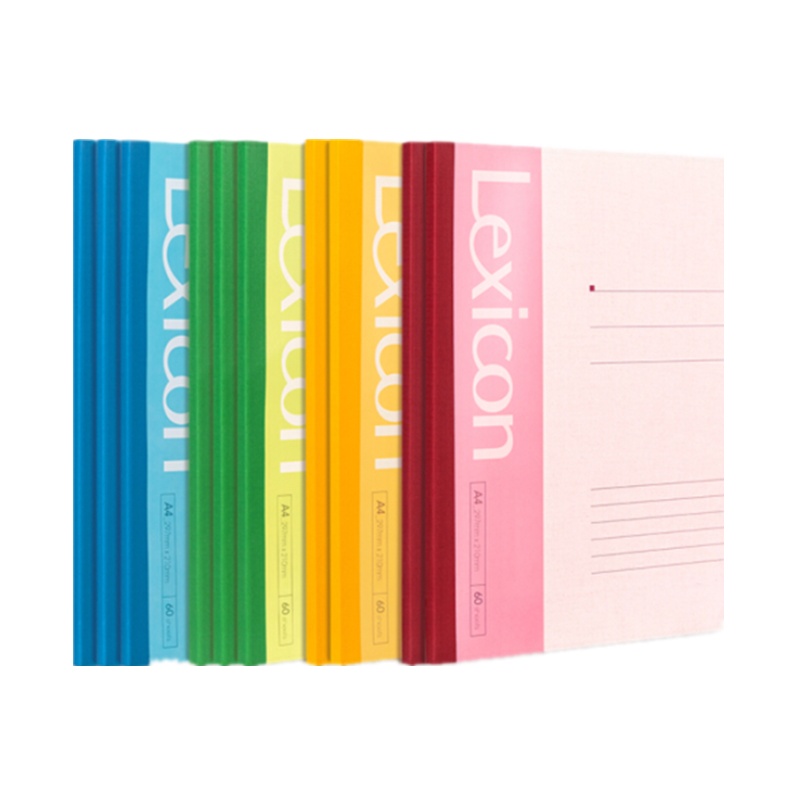 得力(deli)7658 10本A4/60张无线装订软抄本办公记事本 文具笔记本子