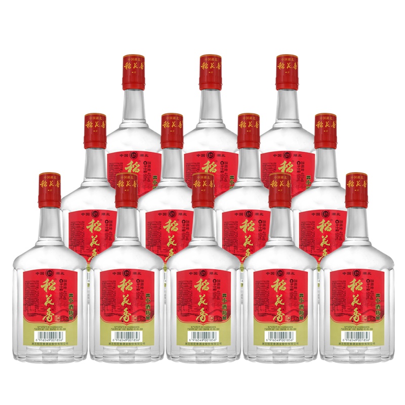 稻花香 白酒 简装小酒坊45度500ml*12瓶 整箱装