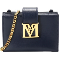 MCM 女士 Mena系列牛皮单肩斜挎卡包链条包迷你款 MYABSLM01
