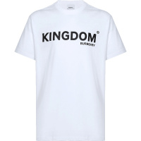 BURBERRY 博柏利 男士Kingdom印花棉质圆领短袖T恤 80104381