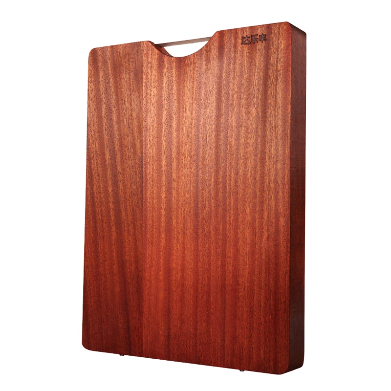 达乐丰 木质 菜板 50*35*2.2(CM) 乌檀木 长方形整木菜板 厨房砧板 实木家用切菜板 加厚案板 刀板面板
