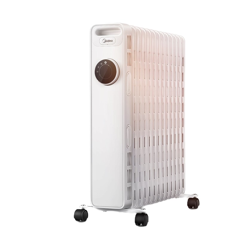 美的电热油汀13片镂空取暖气片家用恒温跌倒断电节能NY2513-16JW