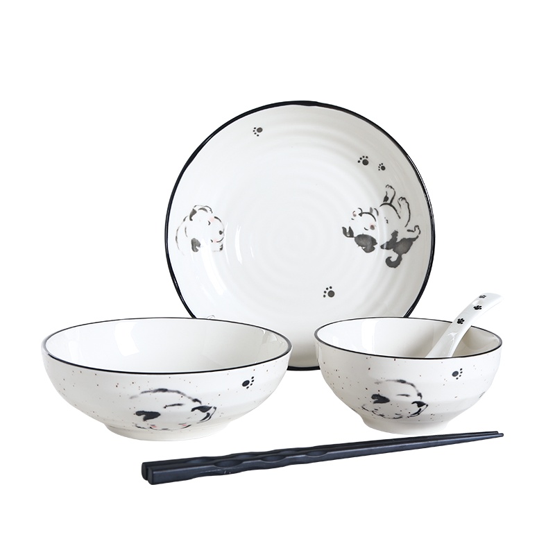 釉下7.25英寸和润深盘(旺旺) 仅单盘