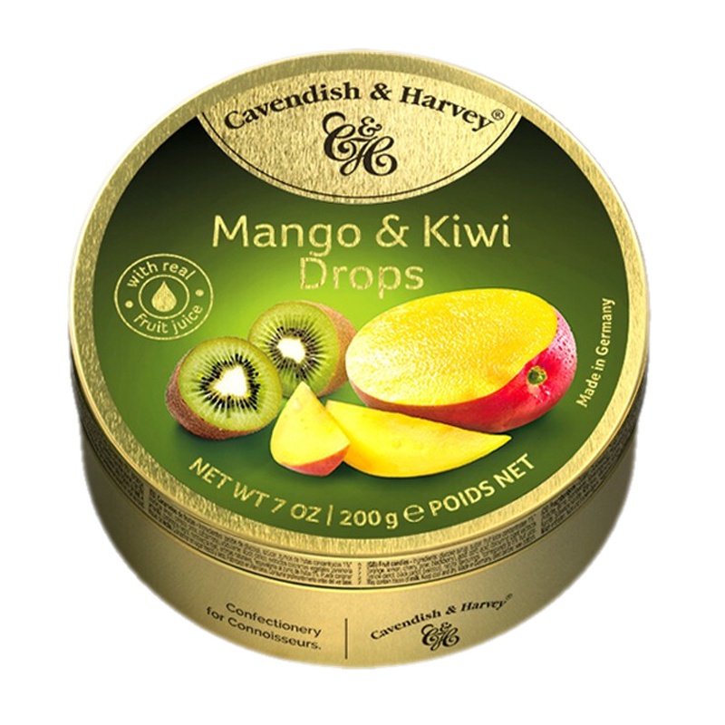 德国嘉云糖 芒果猕猴桃水果糖 硬糖咖啡糖200创意糖果礼盒 结婚喜糖