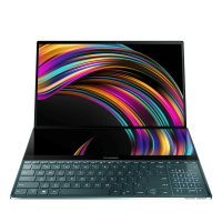 【趋势新品】华硕(ASUS)灵耀X2 Pro英特尔酷睿i9 15.6英寸双4K触控屏创意设计轻薄笔记本电脑(i9-9980 32G 1TBSSD)翡翠玉