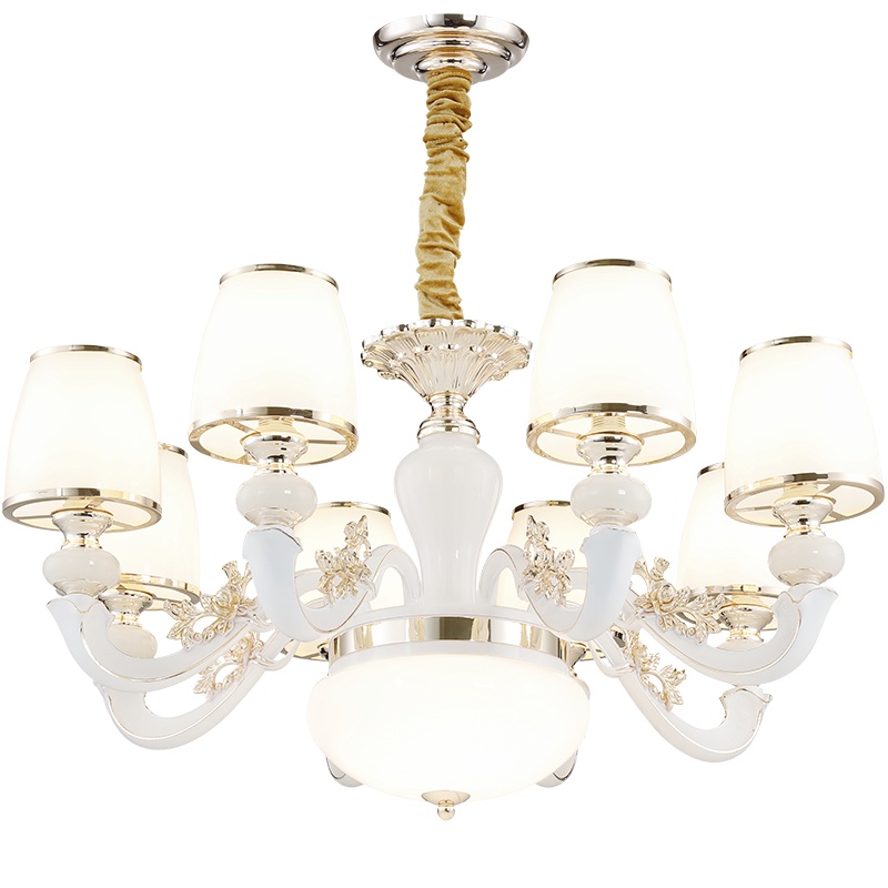 雷士照明轻奢现代水晶锌合金玻璃卧餐客厅吊灯饰港简约北欧式灯具