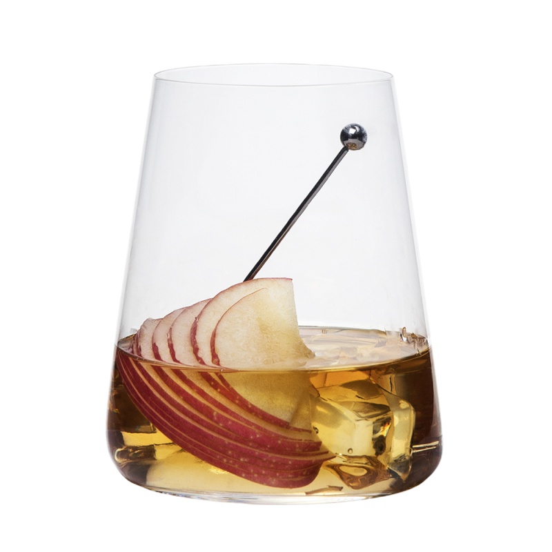 [品牌优选] 水晶水杯透明玻璃杯套装家用早餐牛奶果汁饮料女ins风吉祥鹤 420ml[2支装]