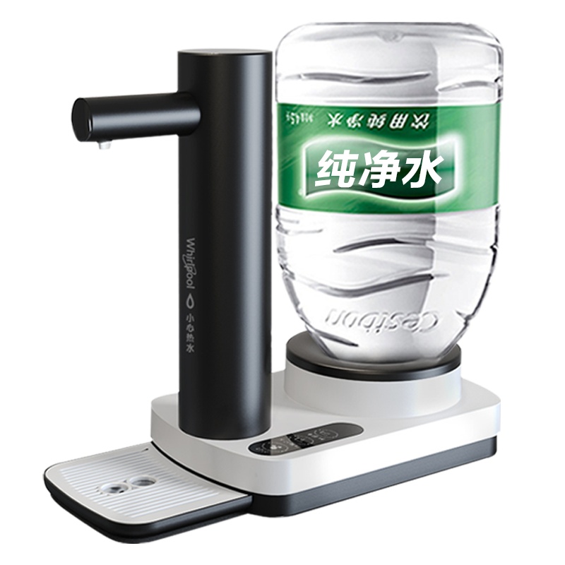 惠而浦(Whirlpool)饮水机台式小型家用桌面茶吧机速热迷你直饮机WK-AP09Q 白色