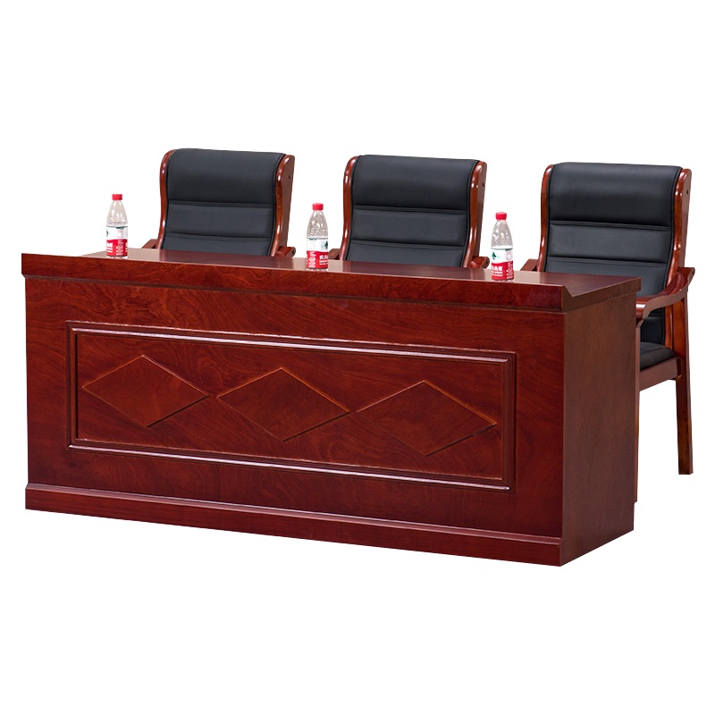 梦商 会议桌 实木演讲台长条桌发言台会议室桌