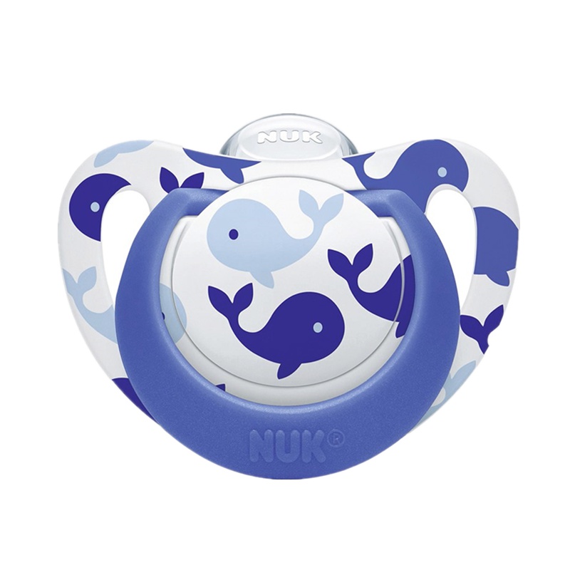 NUK智选型安抚奶嘴(0-6个月)花色随机