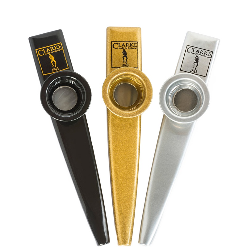 英国原装Clarke克拉克卡祖笛kazoo吉他尤克里里伴侣金属小号 大号 乐器配件