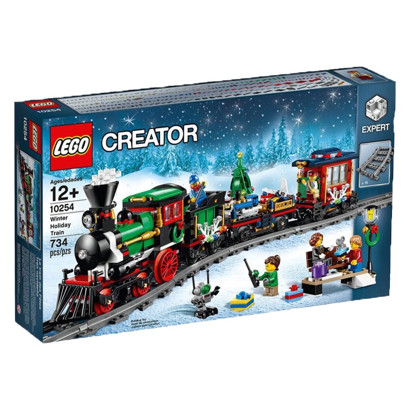 乐高(LEGO)Creator 创意百变 冬季火车 10254 儿童塑料积木玩具734块 12岁以上