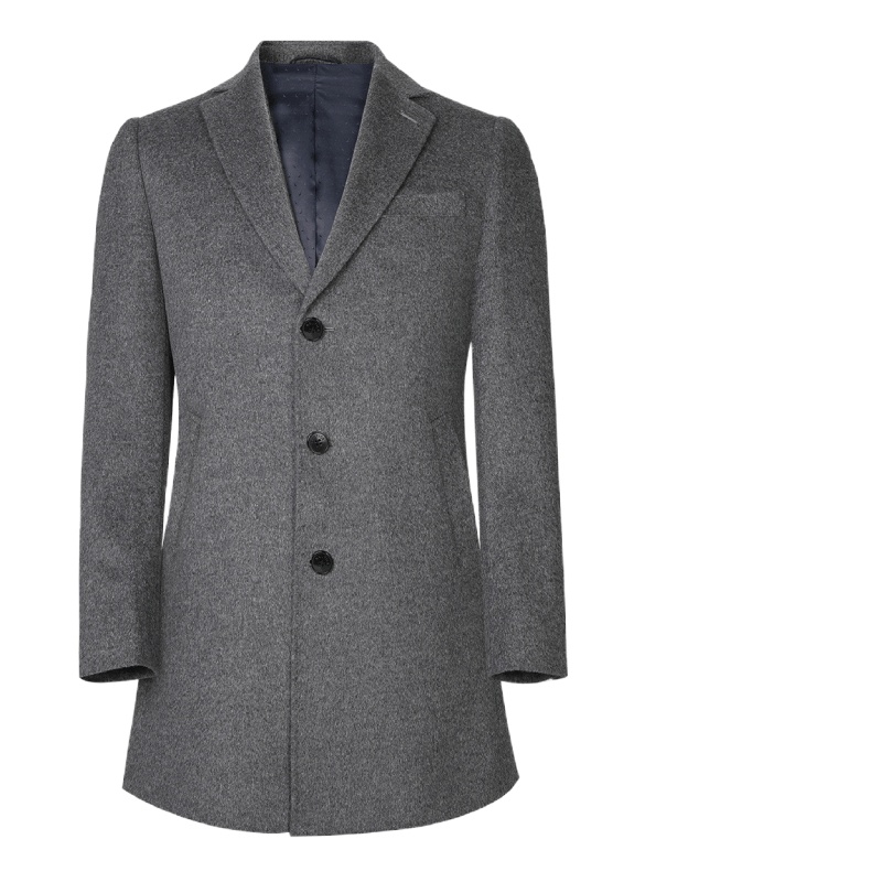 Nautica Tailored秋冬新品男士保暖羊毛防风中长款大衣外套