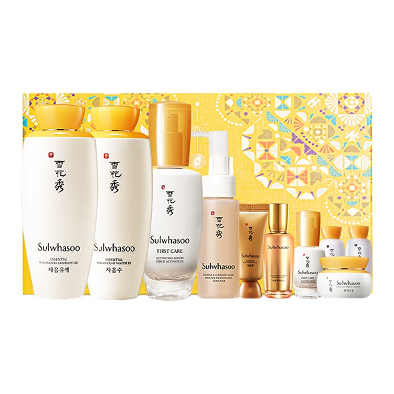 Sulwhasoo雪花秀水乳精华全明星套盒 控油平衡 提拉紧致