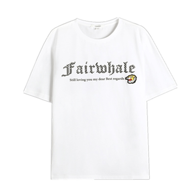 B马克华菲男士短袖纯棉2019夏季韩版潮流圆领清凉浅蓝打底T恤