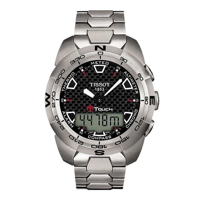 天梭（TISSOT）触屏系列多功能表智能触摸屏男士手表 T013.420.44.201.00
