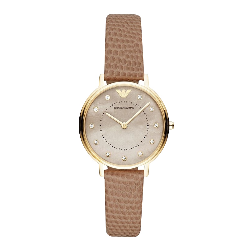 阿玛尼(ARMANI)女士满天星手表 欧美品牌时尚休闲巧致石英表女 AR11151