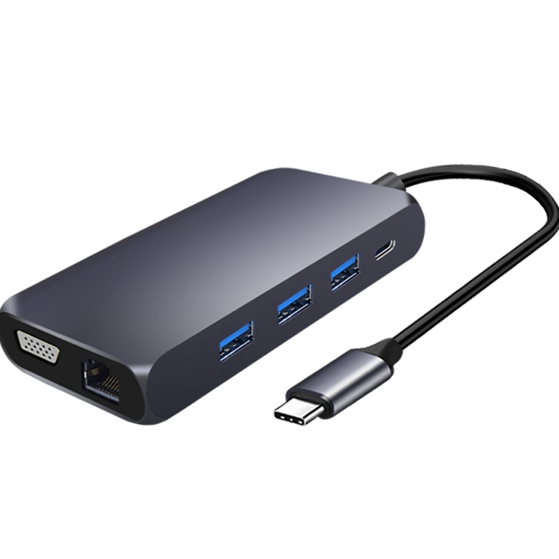 久宇 usb-c扩展坞微软Surface Pro8转换器10.5英寸笔记本电脑GO3转接头U盘键盘VGA投影HDMI网口