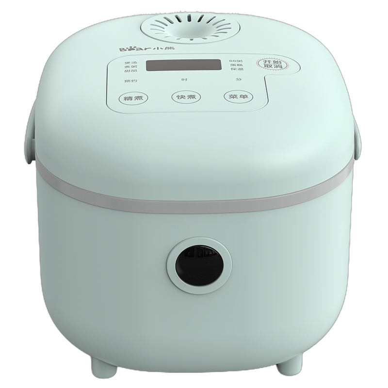 小熊(Bear)电饭煲 DFB-B30R1 绿色 3L大容量家用迷你小型预约定时电饭锅微电脑多功能米饭