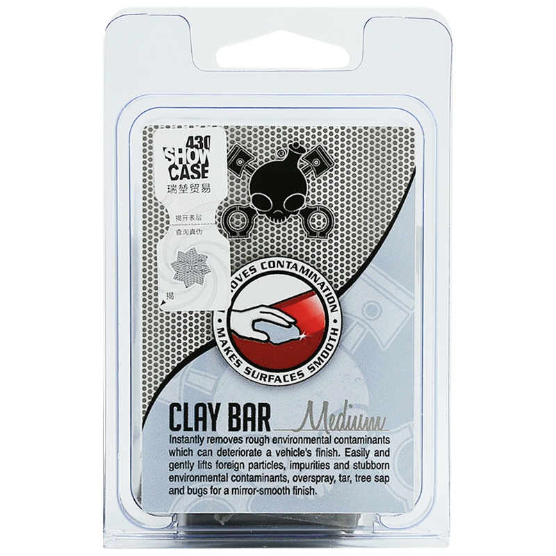 化学小子 漆面清洁粘土(中度灰) 漆面清洁洗车泥祛污泥黏土祛飞漆非研磨性汽车用品