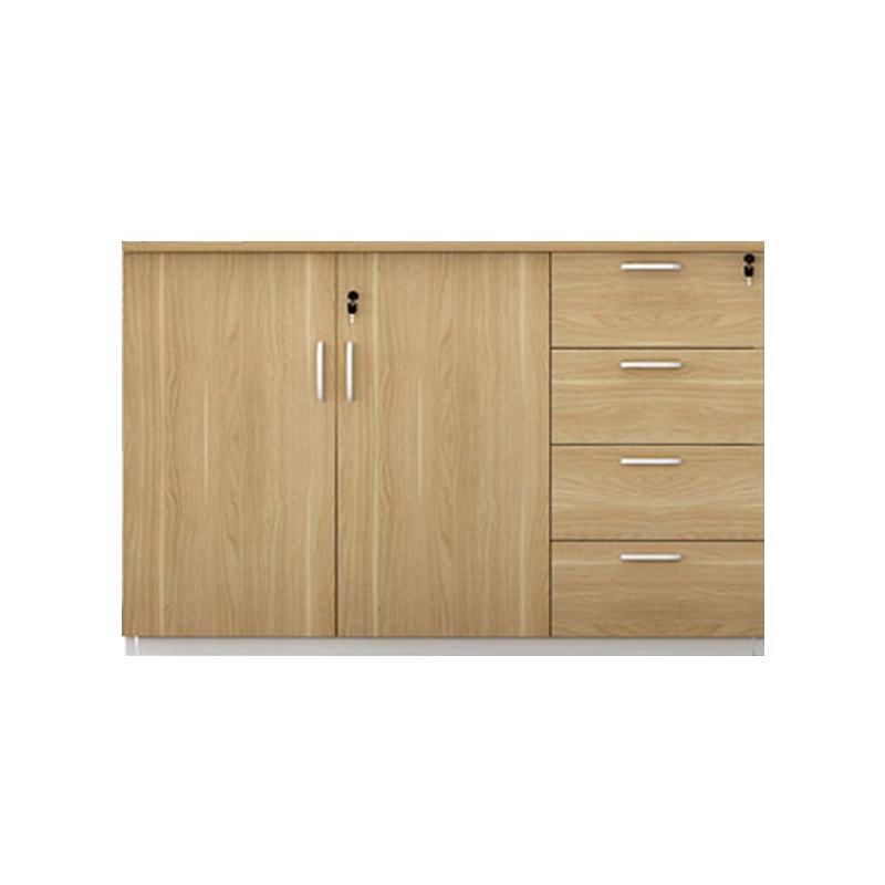 富和美(BNF)办公家具文件柜矮柜木质储物柜收纳柜资料柜茶水柜 3门柜+4抽屉