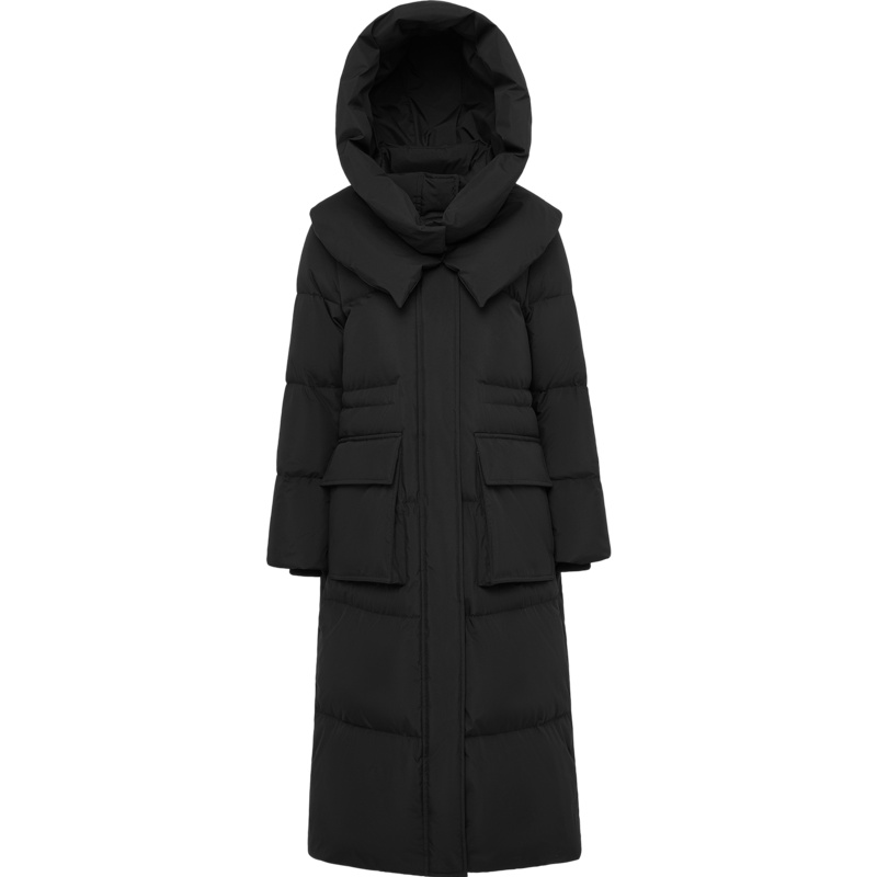 波司登女羽绒服长款过膝新款时尚冬装可脱卸帽外套