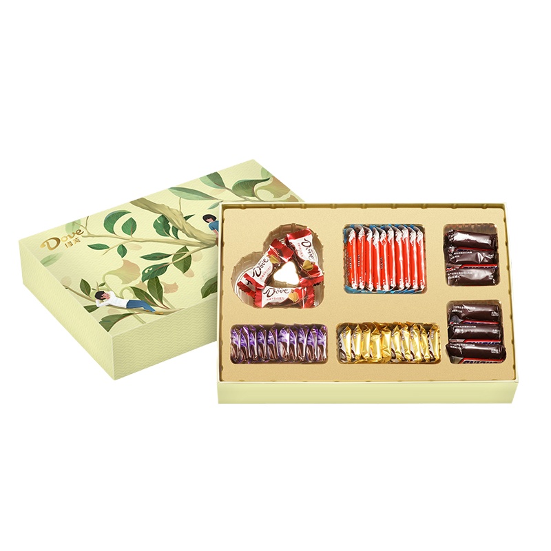 [德芙礼盒]巧克力糖果情人节礼物礼盒送女友过节礼品[口味随机]