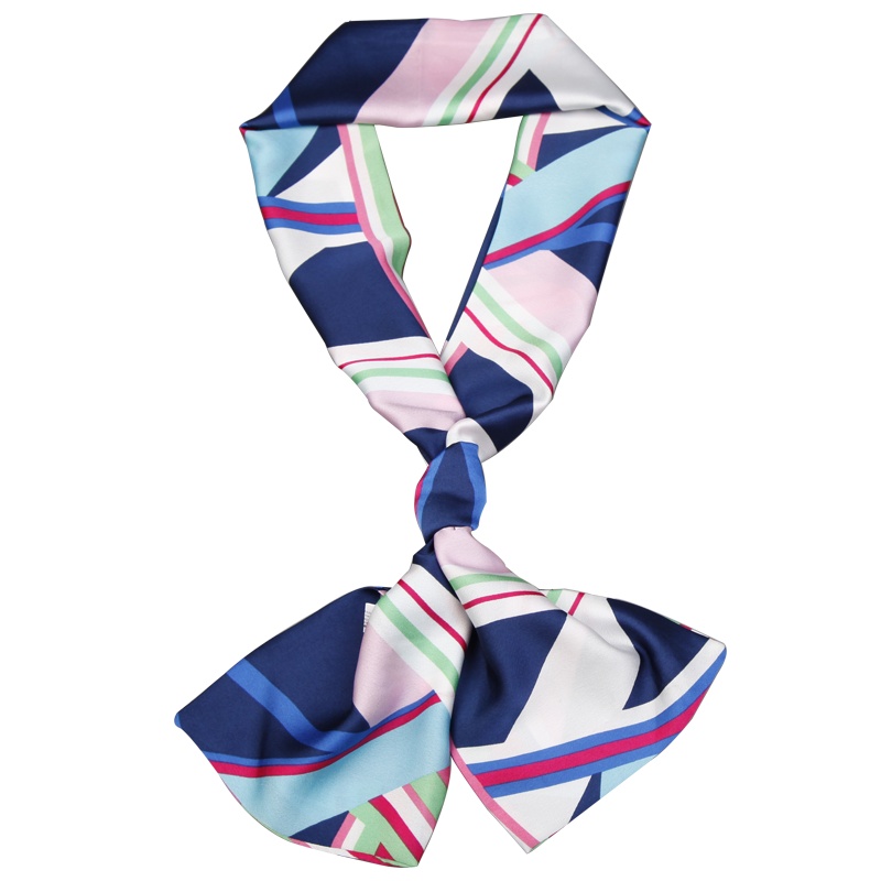 上海故事春秋细窄长条小丝巾百搭韩版装饰带女士丝带领巾日系飘带