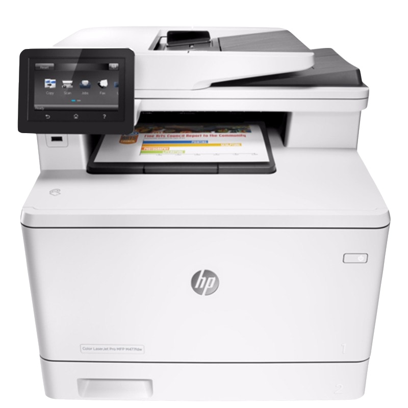 惠普(HP)LaserJet Pro MFP M477fdw彩色A4激光一体机(自动双面打印 复印 扫描)(XL)