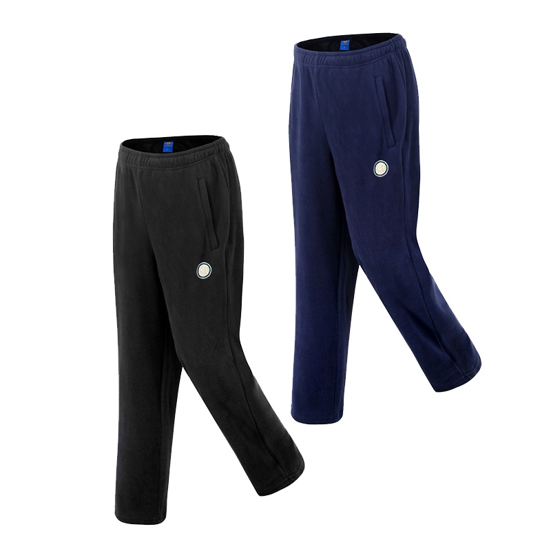 国际米兰俱乐部Inter Milan 2019年秋冬季新品秋冬男装摇粒绒加厚加绒伸缩腰裤舒适休闲运动束脚抓绒卫裤