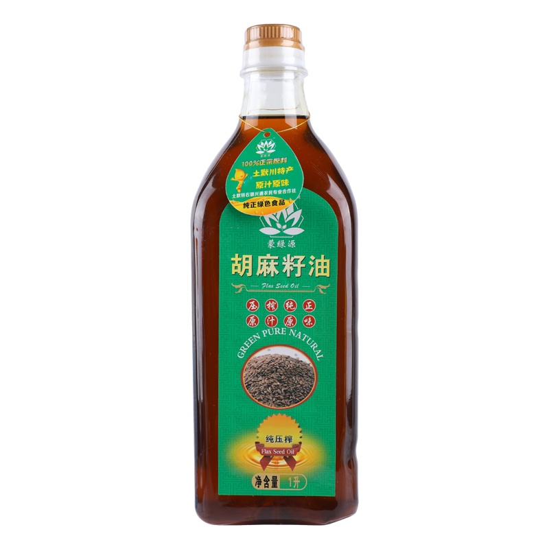 蒙绿源 胡麻籽油 食用油胡麻油绿色健康 压榨醇香