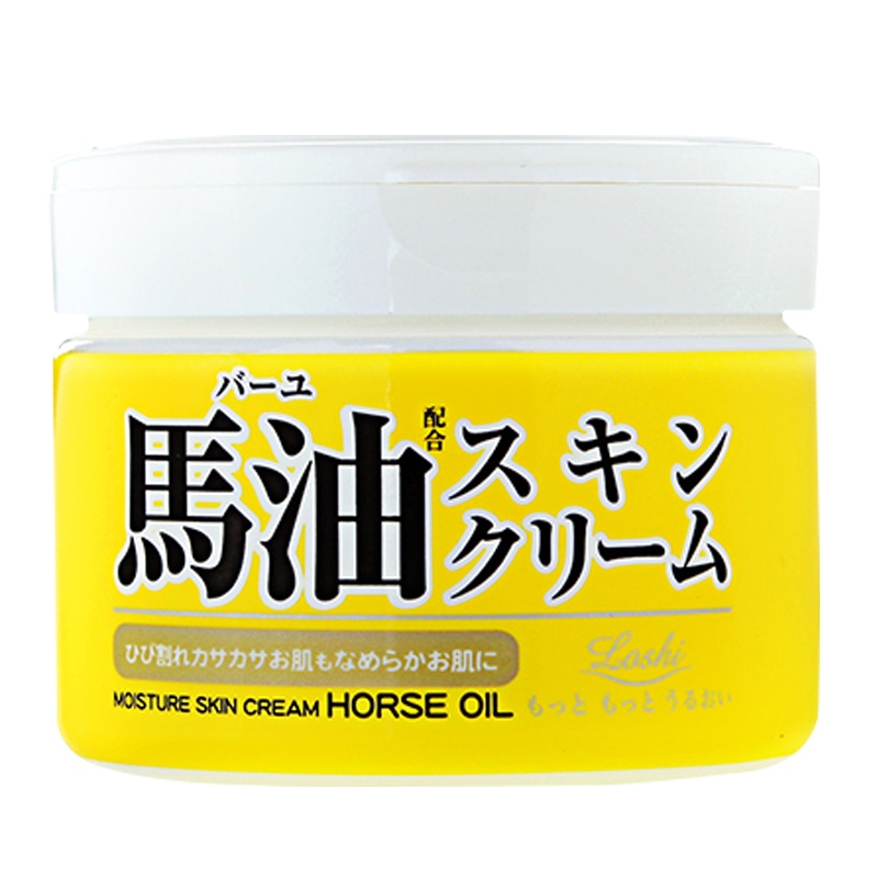 [2罐装]日本北海道Loshi马油面霜2罐220g*2 滋润营养干燥肌肤