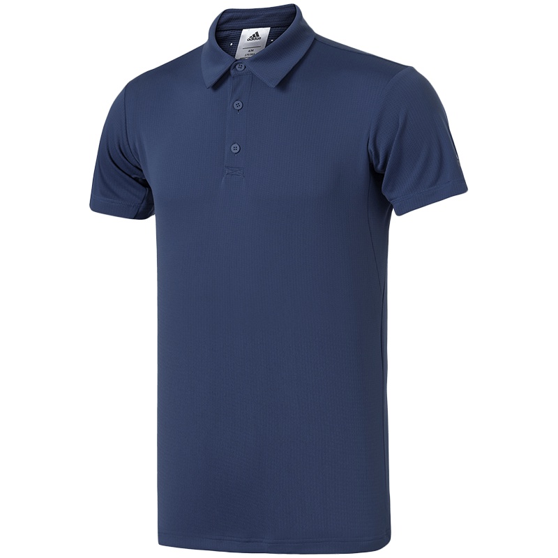 【自营】adidas阿迪达斯男子短袖POLO衫休闲运动服CE1444 L CE1444暗靛蓝S18