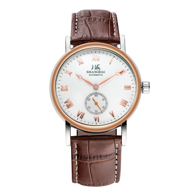 上海手表上海牌手表男女款复古系列机械表手表单独小秒盘国潮腕表172-5