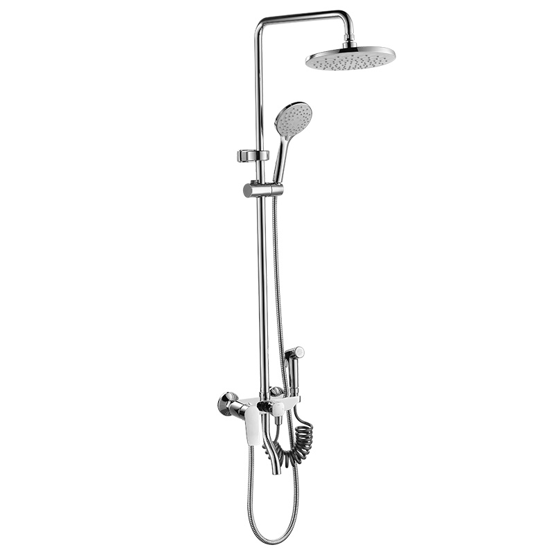 HIGOLD/悍高 卫浴花洒套装 全铜花洒喷头沐浴妇洗神器 增压花洒龙头淋浴器 挂墙式多出水入墙式淋雨花洒 喷枪花洒