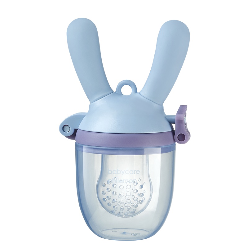 babycare婴儿水果食物咬咬袋 果蔬乐 宝宝吃辅食器硅胶牙胶磨牙棒 咬咬乐 冰川蓝 1302